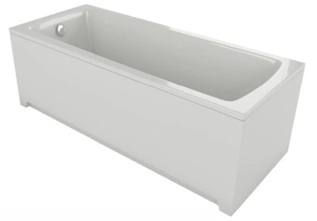 Фото акриловая ванна aquatek либра 160*70 см, белая