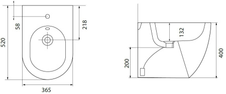 Фото биде напольное allen brau reality 4.32005.20 белый глянец