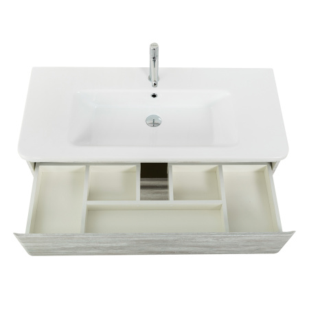 Фото тумба подвесная  belbagno albano-cer 105 rovere vintage bianco 