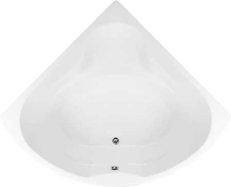 Фото акриловая ванна aquanet vitoria 130*130 см, белая