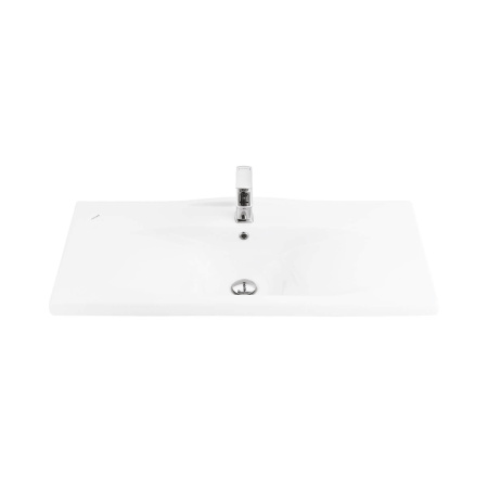 Фото раковина мебельная creavit 100*45 см ln200-00cb00e-0000, белая