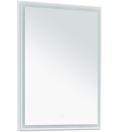 Фото комплект мебели aquanet беркли 60 белый/дуб рошелье (зеркало белое)