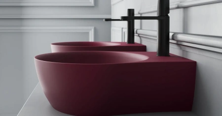 Фото раковина salini s-sense alda wall 02 140312grf, глянец покраска по ral полностью