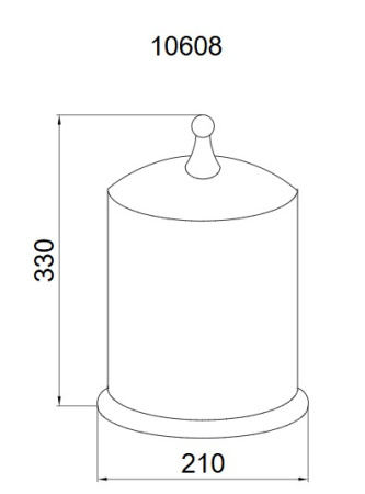 Фото ведро boheme medici 10608, бронза