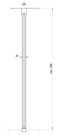 Фото держатель стекла ravak w set-800 wall/corner gwd010003017 80 см, черный
