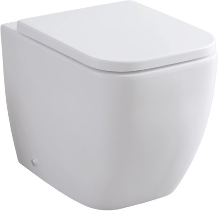Фото унитаз приставной allen brau infinity 4.21003.20 безободковый, белый глянец