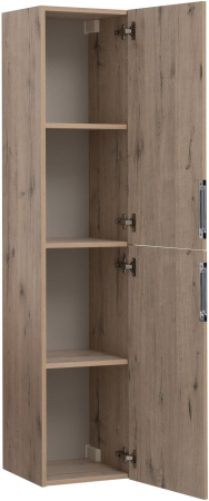 Фото пенал подвесной aquanet алвита new 35 дуб веллингтон белый