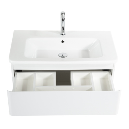 Фото тумба подвесная  belbagno albano-cer 80 bianco lucido 