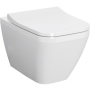 Фото унитаз подвесной безободковый vitra integra square 7082b003-0075 54 см, белый