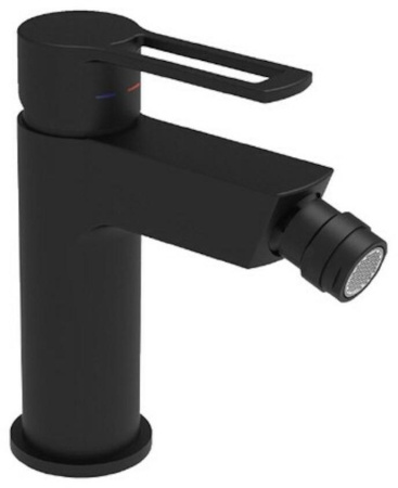 Фото смеситель для биде paffoni ringo rin135no, черный матовый