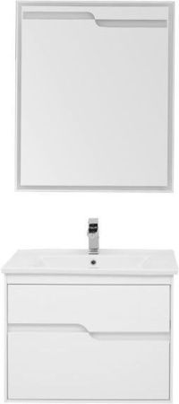 Фото комплект мебели aquanet модена 75 белый