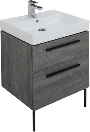 Фото комплект мебели aquanet nova 60 дуб рошелье (2 ящика)