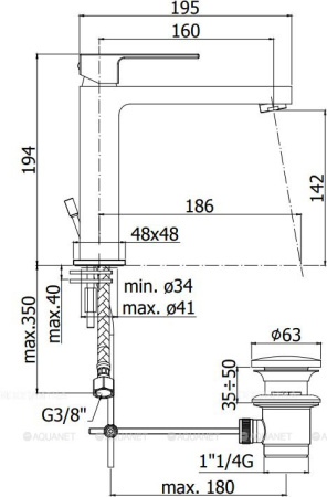 Фото смеситель для раковины paffoni elle elx073cr, хром