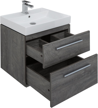 Фото комплект мебели aquanet nova 60 дуб рошелье (2 ящика)