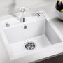 Фото мойка для кухни из искусственного камня blanco dalago 45 517160 белый
