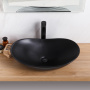 Фото раковина накладная belbagno bb1404-h301 60,5*36 см, черная матовая
