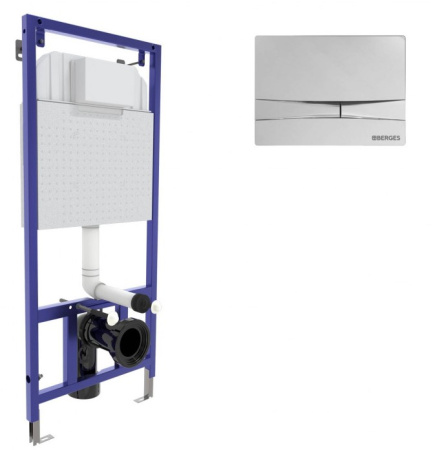 Фото инсталляция для унитаза berges wasserhaus novum f3 040253 3 в 1