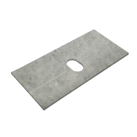 Фото столешница из керамогранита belbagno kep-100-mgl-w0 100 см, marmo grigio lucido