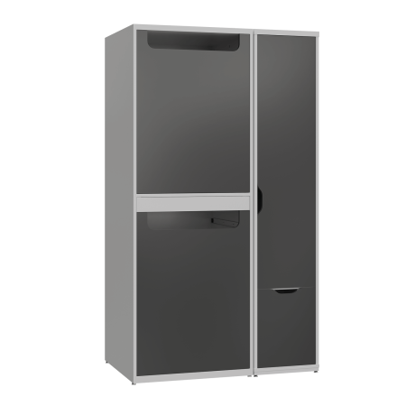 Фото шкаф для хозяйственных принадлежностей creavit mob mb2200.01.bb, черный