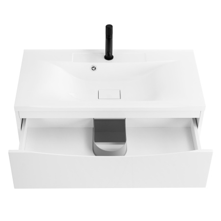 Фото тумба подвесная belbagno marino 110 bianco opaco