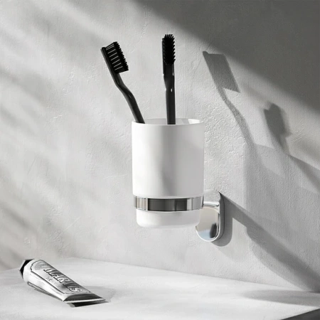 Фото стакан настенный am.pm joy a8434300, хром