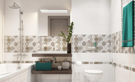 Cersanit Alrami, Настенная плитка, 44x20 см