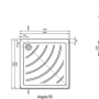 Фото душевой поддон ravak angela a017701220 90х90