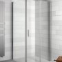 Фото душевой уголок riho ocean gu01400902 стекло прозрачное  / хром r профиль 140x90