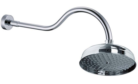 Фото верхний душ с кронштейном boheme brillante 415, хром