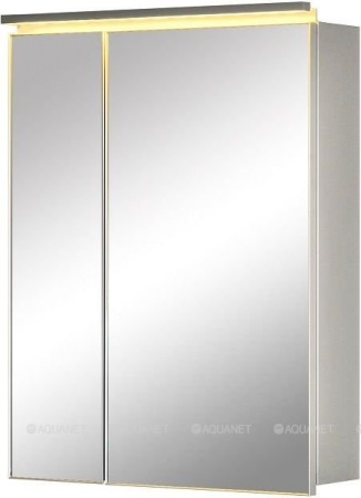Фото зеркало-шкаф de aqua 60 серебро