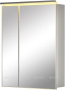 Фото зеркало-шкаф de aqua 60 серебро