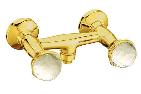 Фото смеситель для душа boheme imperiale presente 334, золото