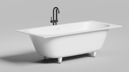 Фото ванна salini s-stone ornella kit 102422mrf 180*80 см, матовая покраска по ral полностью