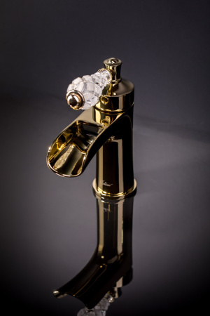 Фото bohemeсмеситель для душа boheme satine, золото