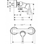 Фото смеситель hansgrohe talis s 72600000 для душа