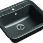 Фото мойка кухонная ewigstein antik 60х52 черный