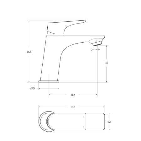 Фото смеситель для раковины belbagno marino marino-lvm-crm-w0, хром