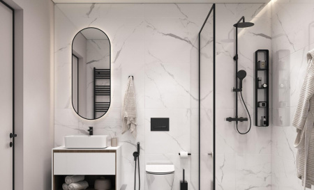 Cersanit Deep Calacatta, Керамогранит, 60x120 см