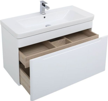 Фото комплект мебели aquanet софия 105 белый