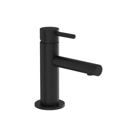 Фото смеситель для раковины vitra origin a4255536, черный матовый