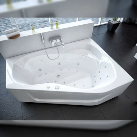 Фото акриловая ванна aquatek медея правая 170*95 см, белая