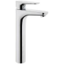 Фото смеситель для раковины высокий vitra x-line a42322exp, хром