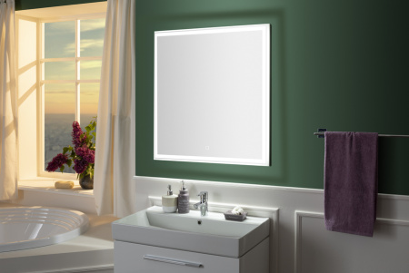 Зеркало с подсветкой Aquanet Nova Lite 75 белый LED