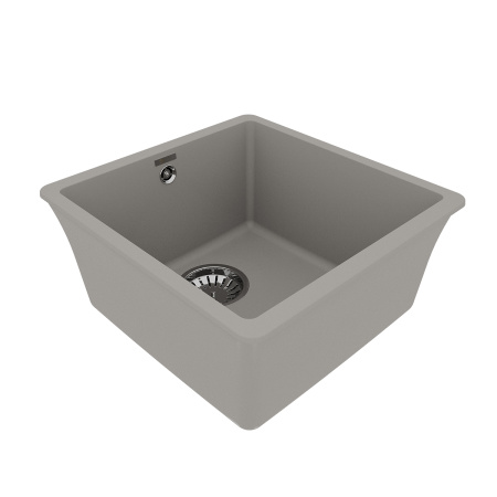 Фото мойка кухонная lemark sinara 400-u грей