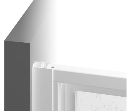 Фото душевой угол ravak supernova srv2-80 s 14v401o2z1 80*195 см, профиль белый/стекло прозрачное