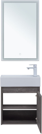 Фото комплект мебели aquanet nova lite 50 дуб рошелье (с дверецей)