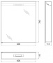 Фото зеркало-шкаф belbagno spc-1a-dl-bl-600 60*70 см