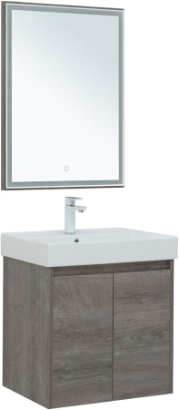 Фото комплект мебели aquanet nova lite 60 дуб рошелье (2 дверцы)