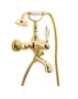 Фото смеситель для ванны boheme mperiale ripresa 323, золото