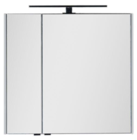 Фото зеркало-шкаф aquanet латина 80 белый